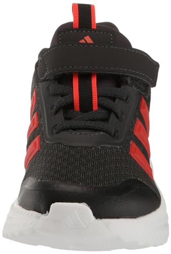 adidas X_PLR Path Elastic Lace Sneaker, Carbon/Bright Red/White, 2.5 US Unisex Little Kid