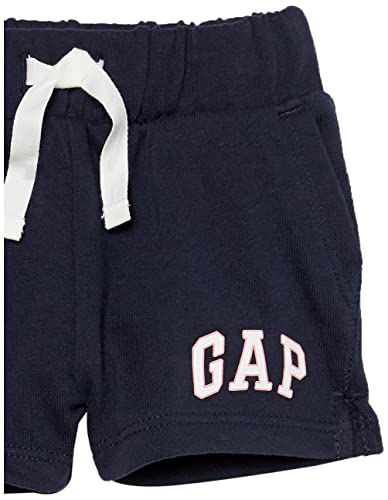 GAP Baby Girls Logo Shorts, Blue Galaxy, 0-3 Months US