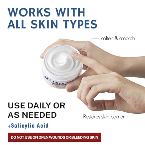 OUKEYA Urea Cream 40 Percent Tube 3 Oz, Urea Foot & Hand Cream for Dry Cracked, 40 per Urea Lotion for Feet Maximum Strength