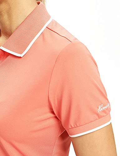 Hiverlay Women Golf Shirts Long Sleeve Polo Shirts for Women UPF 50+ Lightweight Quick-Dry Collared Tennis Daily Shirts Work Tops White s