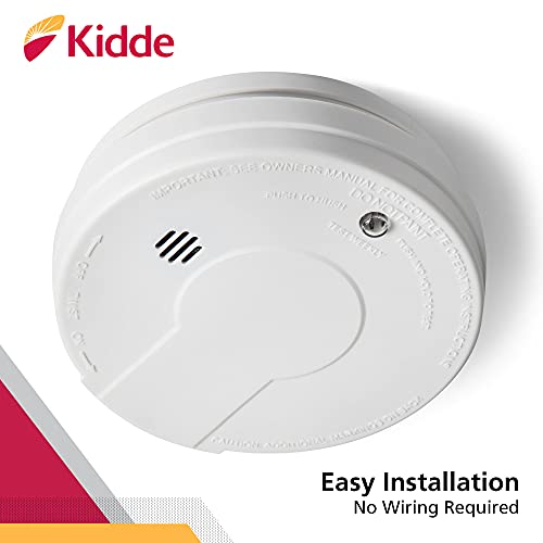 Kidde Smoke Detector, 9-Volt Battery Operated, Ionization Smoke Alarm, Battery Included