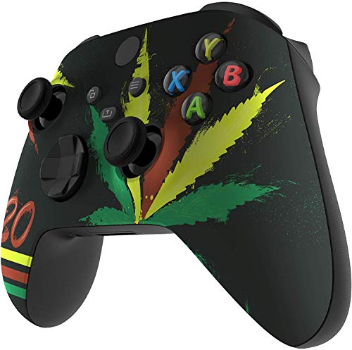 Custom Controllerzz Wireless Controller for Microsoft Xbox Series X/S & Xbox One - Custom Soft Touch Feel - Custom Xbox Series X/S Controller (X/S Red Chrome)