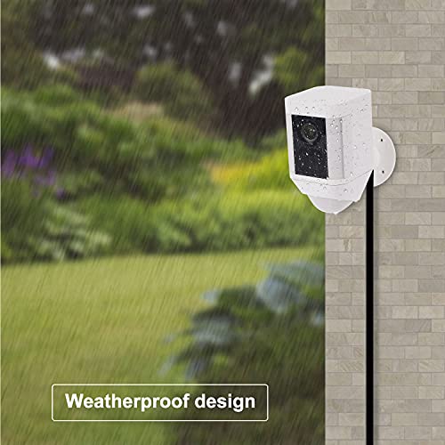 Power Adapter for Ring Spotlight Cam Battery, with 25Ft/7.5m Weatherproof Outdoor Cable to Continuously Charge Your Home Security Camera, No Need to Change The Batteries(Black)