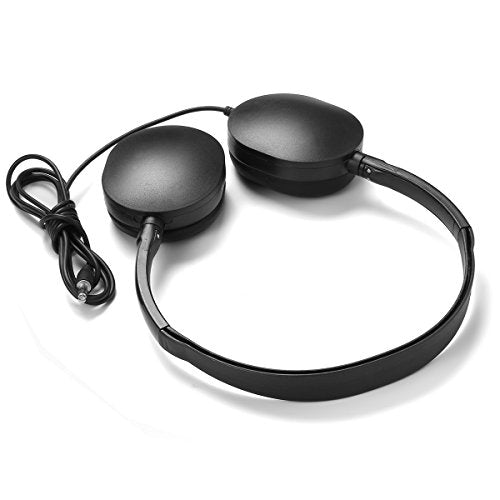 Kaysent Wholesale Bulk Low Cost Earphone Earbuds Headphones (KHP-50) 50 Pack Wholesale Headphone for School,Airplane,Hospital,Students,Kids and Adults