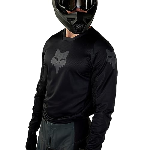 Fox Racing 180 Blackout Motocross Jersey, Black, X-Small