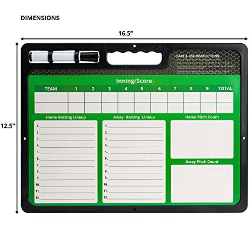 Murray Sporting Goods Premium Baseball Coaches Clipboard