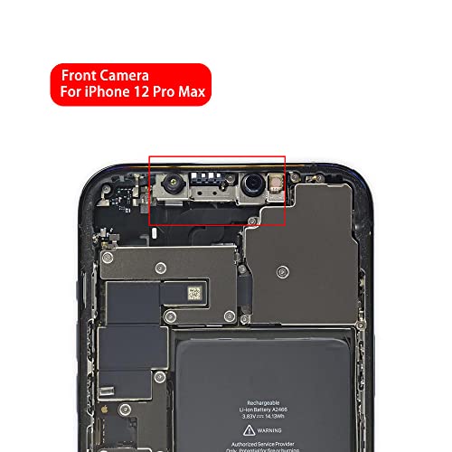 MEEFIX Front Facing Dual Camera Sensor Module Replacement Part for iPhone 12 Pro Max (6.7 inch)