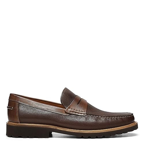 Donald Pliner Men's Joe Tumbled Calf Loafer, Navy, 12