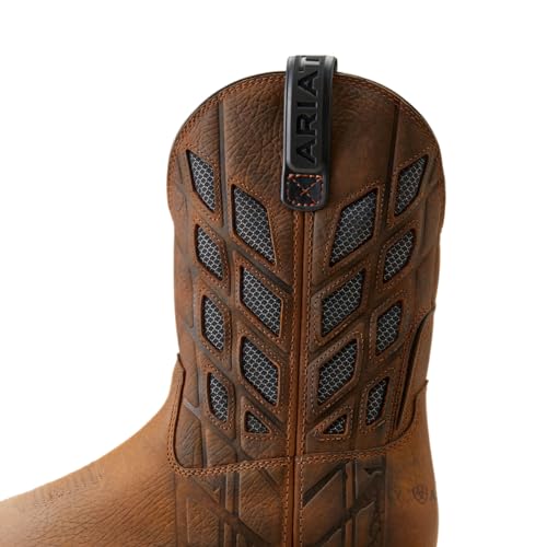 Ariat Men's Big Rig Tread VentTEK Work Boot, Graphite/Earth, 10 Wide