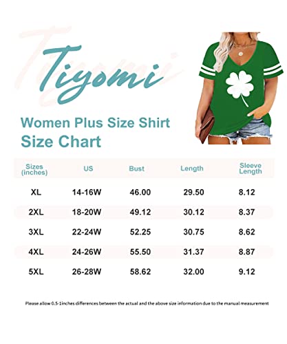 TIYOMI Plus Size Tops for Women Short Sleeve Tee Crewneck Eyelet Embroidery Fabric Plain Solid Color Summer Spring Blouse Hot Pink XL 14W 16W