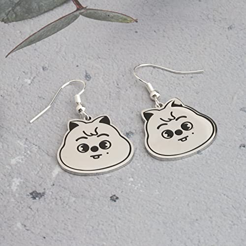 Stay Earrings Skz Member Gift Stay Merch Stay Fan Gift Stay Animal Charms Earrings (Bear)