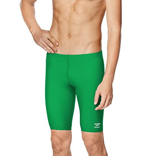 Speedo Mens Jammer Endurance+ Solid USA Adult Swimsuit Separates, Team Dark Green, 30 US