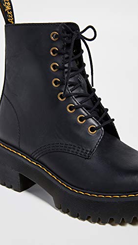Dr. Martens Women's Shriver Hi Fashion Boot, Black, 5