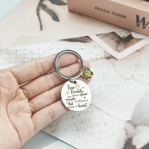 ZHIYUXI Gifts for Best Friends Women Friendship Best Friend Birthday Gifts Friends Gifts Funny Gifts Best Friend Keychain