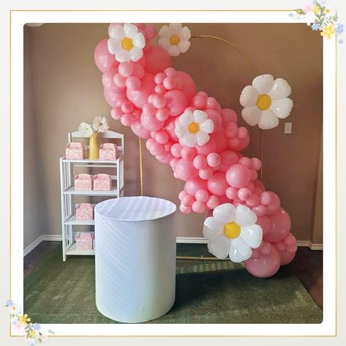 7.2Ft Wedding Arch Backdrop Stands,Metal Arch Backdrop Stand,Gold Wedding Balloon Arched Backdrop Stand Party,Friends Gathering,Christmas,Garden Decoration