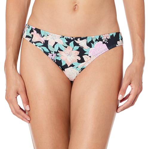 Billabong Women's Standard Classic Lowrider Bikini Bottom, Black Multi 1