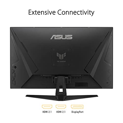 ASUS TUF Gaming 32” (31.5-inch viewable) 1080P Gaming Monitor (VG328QA1A) - Full HD, 170Hz, 1ms, Extreme Low Motion Blur, FreeSync Premium, Eye Care, Shadow Boost, HDMI, Tilt Adjustable,Black