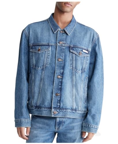 Calvin Klein Men's Essential Denim Trucker Jacket