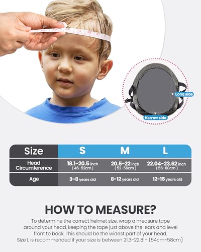 OutdoorMaster Youth & Kids Bike Helmet - Adjustable Multi-Sports Skateboard Helmet with Removable Liners for Balance Bike, Toddler Scooter, One Wheel Hoverboard - Light Blue - L