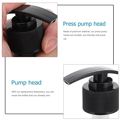 ULTECHNOVO Lotion Dispenser Body Lotion 4pcs Body Wash Hand Soap Pump Head Replacement Press Pump Press Head Pp Bathroom s Hand Lotion Bathroom Lotion Dispensers