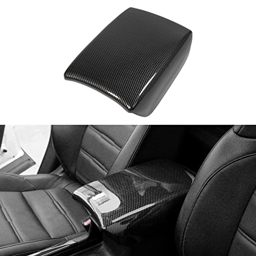 Naisec Accessories for Honda CRV CR-V 2017 2018 2019 2020 2021 2022 Interior Center Storage Box Armrest Box Protective Cover (Carbon Fiber)