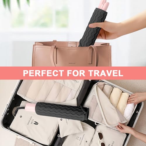 Suafrnut Plus Size Silicone Heat Resistant Mat, Portable Travel Hot Tools Pad Cover for Curling Iron, Flat Iron, Hair Straightener and Other Hair Styling Tools(12.0" x 9.0")