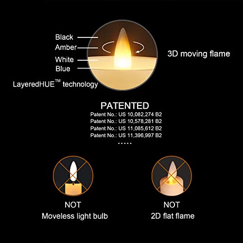 CozierGlowWax Flameless Pillar Candles Flickering with String Lights, 3D Moving Flame Candles with Remote Timer, Set of 3, 3 x 4, 5, 6 Inches, Remote Included (Pink)