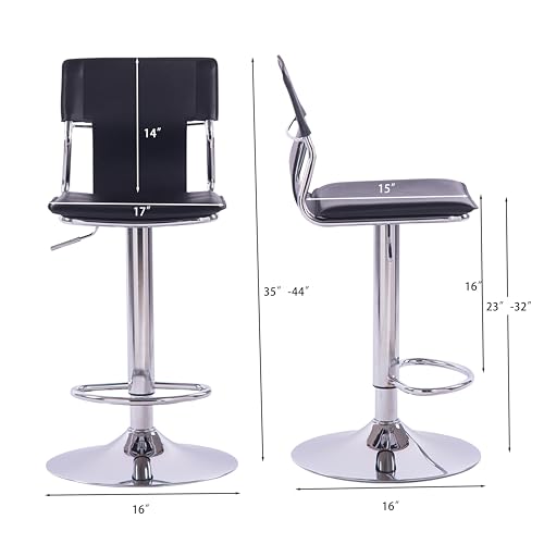 Sidanli Brown Bar Stools Set of 2