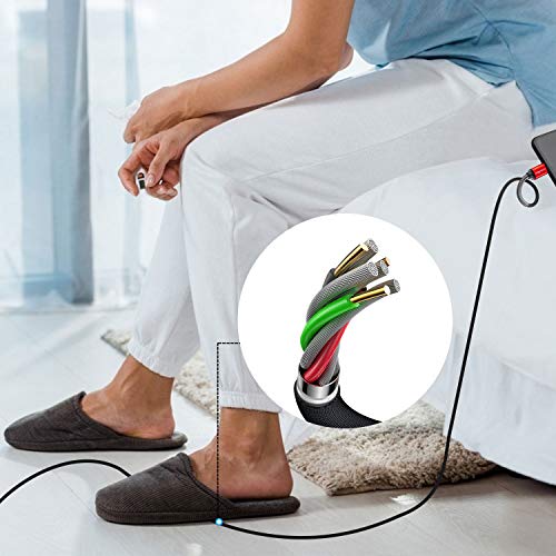 CyvenSmart USB Type C Cable 3ft, [2 Pack] USB A 2.0 to USB-C Fast Charger Durable TPE Cord Compatible with Samsung Galaxy A10/A20/A51/S10/S9/S8 Plus/Note 9/8,LG V50 V40 G8 G7 Thinq-Red