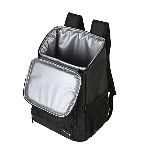 Igloo Top Grip Repreve Eco-Friendly Maxcold Backpack Cooler-Black 24-can