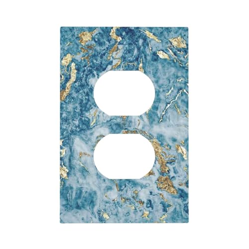 Yamxbfa Decorative Outlet Covers Rusric Flowers Birds Leaves Watercolor Floral 2 Gang Wall Plate Double Duplex Receptacle Light Switch Plate Covers Jumbo Dual Electrical GFCI Switch Cover Plate