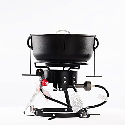 King Kooker Model # 1204 Jambalaya Cooker and 4 Gallon Cast Iron Pot