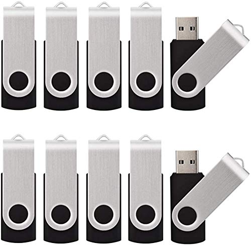 KALSAN 10 Pack 32GB USB Flah Drives Bulk USB 2.0 32GB Flash Drive 10 Pack USB Memory Stick 32GB-Blue
