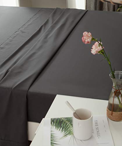 PY HOME & SPORTS Queen Bed Sheets Set Blue Ultra Soft 4 Pieces Bedding Microfiber Luxury Sheet with 16" Deep Pockets