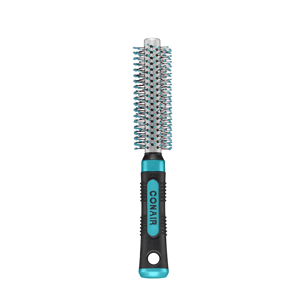 Conair Salon Results Metal Round Hairbrush - Round Brush for blow out - Hair brush blow dryer - Metal bristles