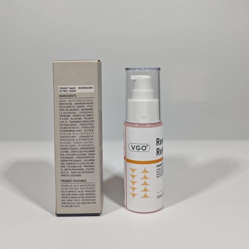 VGO Retinol Serum for Scars Skin, Face & Full Body, Promotes Healthy-Looking Skin for Nightly Use | Fragrance Free, Paraben Free & Non-Comedogenic | 50 ml /1.69 Oz