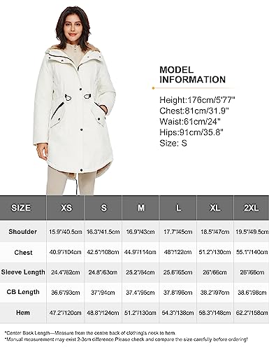 Orolay Women's Thicken Fleece Lined Parka Winter Coat Hooded Jacket with Pockets