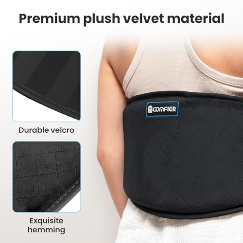 COMFIER Cordless Heating Pad for Back Pain Relief,Lower Back Massaager with Heat, Heat Pads for Back,Cramps,Lumbar,Abdominal,Leg, Arthritic Pain, Father's Day Gifts from Kids