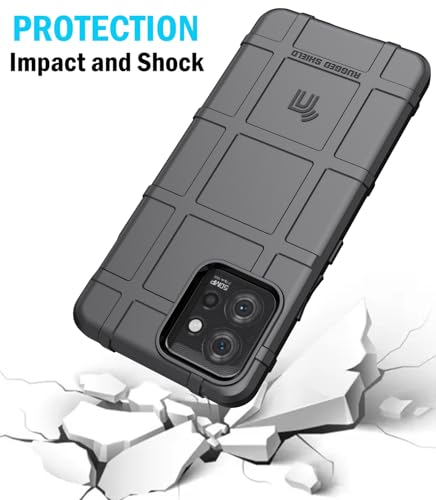 Case for Motorola ThinkPhone (2023), Nakedcellphone Special Ops Tactical Armor Rugged Shield Protective Cover [Anti-Fingerprint, Matte Grip Texture] - Black