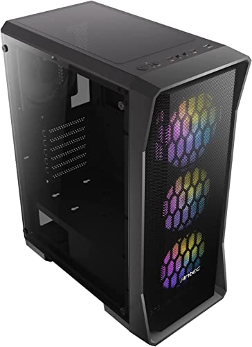 ANTEC NX Series NX360, High-Airflow Mesh Front Panel, 4 x 120mm Fans Included, Tempered Glass Side Panels, 360mm Radiator Support, Mid-Tower ATX Gaming Case
