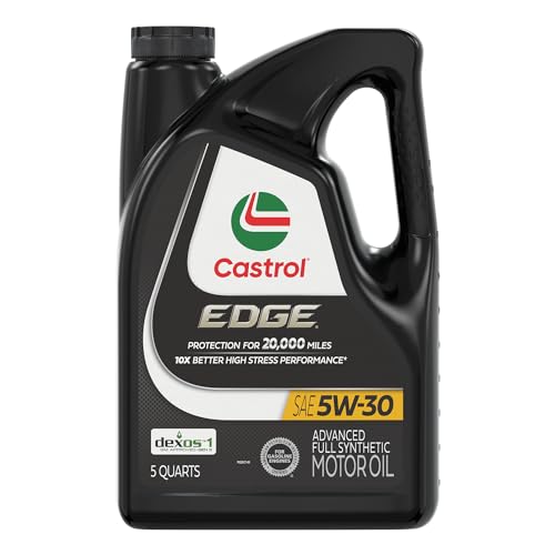 Castrol Edge 5W-30 Advanced Full Synthetic Motor Oil, 5 Quarts