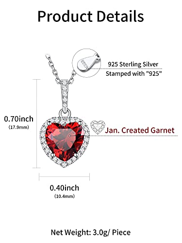 ChicSilver Solitaire September Birthstone Necklace for Women, 925 Sterling Silver Dainty Small Cubic Zirconia CZ Halo Pendant Round Cut Simulated Sapphire Necklace Mom Gifts