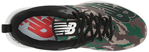 New Balance Men's FuelCell 4040 V6 Metal Baseball Shoe, Black/White, 14 Wide