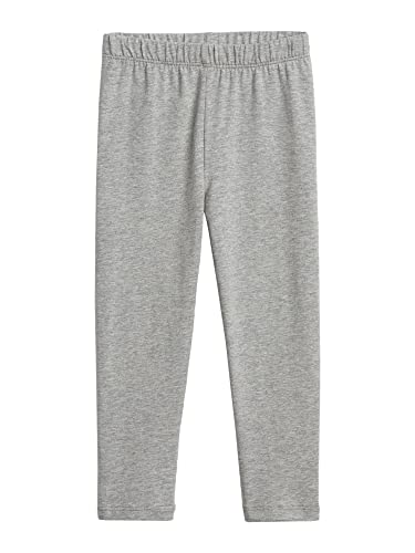 GAP Baby Girls Stretch Jersey Leggings, Heather Grey, 0-3 Months US