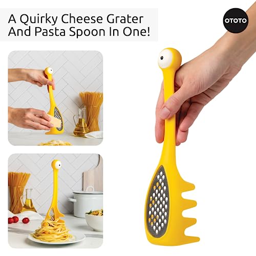 OTOTO Pasta Spoon & Spaghetti Spoon - Cooking Gadgets, Cooking Gifts, Cool Kitchen Gadgets, Cool Gifts, Cute Kitchen Accessories, Funny Gifts, Random Stuff