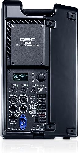 QSC K8.2 Active 8" Powered 2000 Watt Loudspeaker, Multicolored