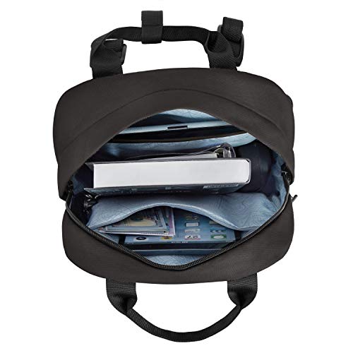 Travelon Origin-Sustainable-Anti-Theft-Small Backpack, Black, One Size (5 x 9.5 x 13 inches)