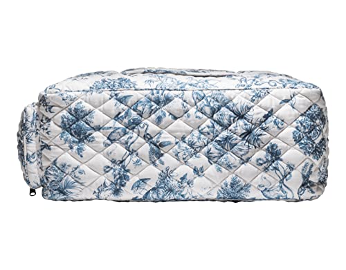 Maison d' Hermine Weekend Bag Cotton Quilted Duffel Overnight Luggage Weekender Gym Bag for Gifts Travel Men Women Business Travellers Family Trip, Faience