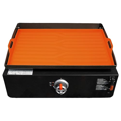 MOFEEZ Griddle Silicone Mat Cover for Blackstone 17 inch Griddle, Heavy Duty Food Grade Silicone Mat with Handles on Both Sides, Protects Griddle from Rodents, Debris, and Rust (Patent Protection)
