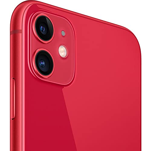 Apple iPhone 11, 128GB, Red - Fully Unlocked (Renewed Premium)